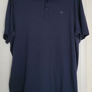 Travis Mathew Navy Polo Shirt